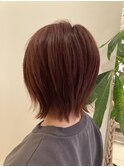 丸みショートウルフ