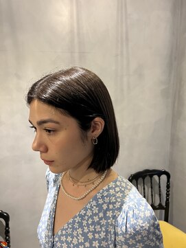 レヴィ 神楽坂(Levi) 大人かわいい、こなれ感のあるタッセルボブ