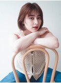 ◯くびれヘア小顔カット外ハネレイヤーボブ大人かわいい《池袋》