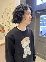 フェンヘアーアイス 中目黒(Fen.hair ici)&nbsp;スパイラルパーマツイストパーマメンズミディアムパーマ
