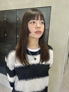 ヘアー アイス ルーチェ(HAIR ICI LUCE) ロングウルフ姫カットロングレイヤー/中西