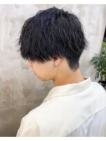 エトネ ヘアーサロン 仙台駅前(eTONe hair salon) 刈り上げマッシュ×ピンパーマ