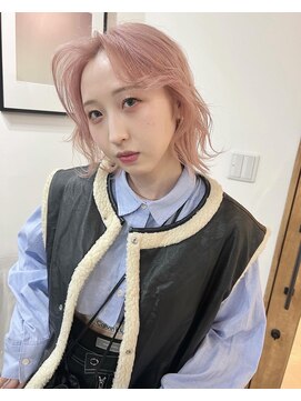 リヴ ウメダ(LIV umeda) ホワイトピンク/ブリーチ/ダブルカラー【梅田】