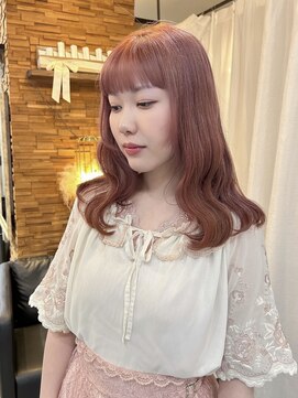 スイート ヘアデザイン(Suite HAIR DESIGN) ピンクベージュカラー