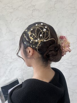 ウシワカマルエムティードット(USHIWAKAMARU MT.) 卒業式 ヘアセット