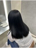 ブルーブラック/髪質改善/艶カラー【阿倍野・西田辺】