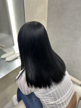 アヴァンス 西田辺(AVANCE.) ブルーブラック/髪質改善/艶カラー【阿倍野・西田辺】