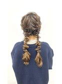 long  hair arrange