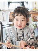 七五三ヘアアレンジ　ヘアセット
