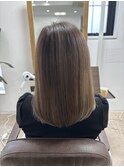 明るめくすみカラー 髪質改善トリートメント 奈良 桜井