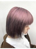 ルーツカラー×ピンク