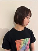 ミニボブ×酸性ストレート