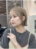 メルティカラー似合わせカットウェーブミディアム縮毛矯正