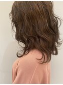 透明感ブラウンとレイヤー