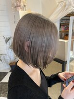 髪屋 紬 グレージュカラー