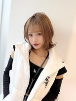 アマトウキョウ アユンチェ(AMA TOKYO×AYUNCHE) 韓国ヘア 2wayバング レイヤーカット くびれヘア 顔周り