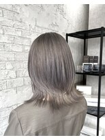 プライズ 池袋店(prize)&nbsp;秋色◎ブリーチカラーグレージュカラー透明感レイヤー 池袋