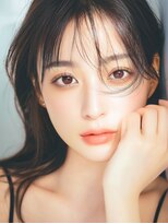 ラベストクズハ(LOVEST KUZUHA)&nbsp;眉上バング/オリーブブラウン/フェイスレイヤー/レイヤーカット