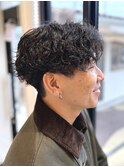 MENSHAIR/波巻ツイストスパイラル/フェザーパーマ/千葉/津田沼