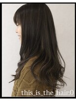 ディスイズザヘアドットオー 仙台一番町(This_is_the_hair.0)&nbsp;アクセサリーカラーthis_is_the_hair.0 2026 S/S ブロックカラー