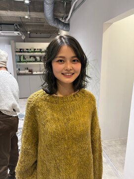 ローレンジウ(LOREN JU) ハッシュカット/小顔/ココアベージュ/オリーブグレー/名駅名古屋