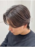 韓国毛流れセンターパートウルフ×曲がる縮毛矯正【八王子】