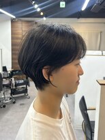 ファーストステップ 表参道(FIRST STEP) 20代30代ミニボブ切りっぱなしボブ前髪あり小顔外はねボブ韓国風