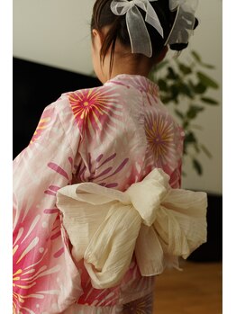 オルティ(OLTI)の写真/夏の風物詩、浴衣を着てお祭りに参加しよう！ヘアアレンジと着付けのセットでお出かけ準備OK☆