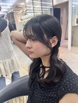 ロンドシエル 横浜(Lond ciel) ミディアムレイヤーカット/レイヤー/顔周り/韓国/髪質改善/横浜