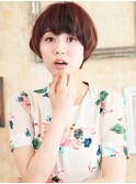 ガーリースタイルの定番・マッシュボブ
