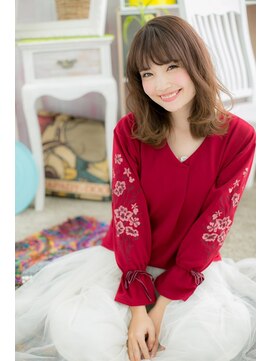 ミック 日暮里店(miq) ゆるっとカール♪抜け感セミディ