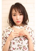 【WiLL水谷】大人気濡れ感外ハネ風ボブ