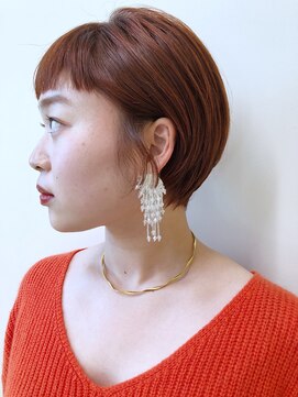 ヘアーポケット リタ(HAIR POCKET ritta) ミニマムショート　×  アプリコットオレンジ