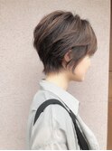 前下がり丸みフォルムショート