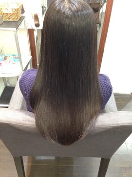 クラン(Chlan) 髪質改善ストレート×オリーブカラー【摂津本山/芦屋】