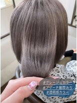 アプシー 三田駅前店(Apsee)&nbsp;グレージュカラー/ブリーチ履歴あり