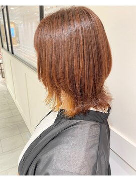 ビーハイブアヴェダ PARCO2店(BEHIVE AVEDA) ウルフ×インナーカラー