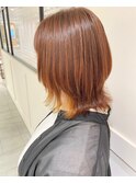 ウルフ×インナーカラー
