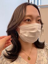 大人かわいい＊こなれミディ＊美髪84【ZinaCENTRAL】
