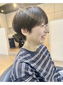 似合わせカット マッシュショート