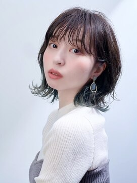 ユニックス モザイクモール港北店(UNIX) 【UNIX港北】くびれシルエットボブ#インナーカラー