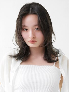 ラフィス ヘアー グランド 金山店(La fith hair grand) 【La fith】暗髪カラー×ダブルレイヤー巻き