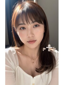 ラクヘアー 住吉店(rak hair) 愛され胸上セミロング