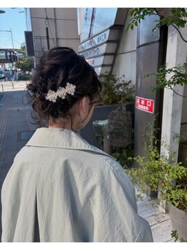ラウブロッサム 大宮西口店(Lau Blossom) ボブでもふわふわアップスタイル