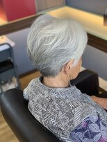 R ヘアーアンドメイク 立野店 クセを活かしたふんわりショート