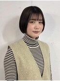 ショートボブ/ナチュラルベージュ