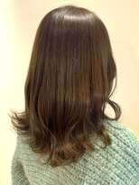 ヘアメイク クリア 本店(hair+make CLEAR)&nbsp;巻いて可愛いミディアム　30代40代50代