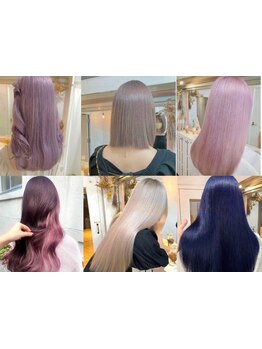 《ハイトーンデザインカラーならＶｉｏｌａ》ケアブリーチ使用で周りと差がつくおしゃれなハイトーンカラー