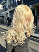 ヲタク(wotaku.)&nbsp;ホワイトブロンド抜きっぱなしブロンドダブルブリーチハイトーン