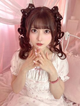 リルミー(Lilme) 小鳥遊るいちゃん立体リボンハートツイン＊まゆ